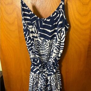 Lilly Pulitzer Navy and White Dress